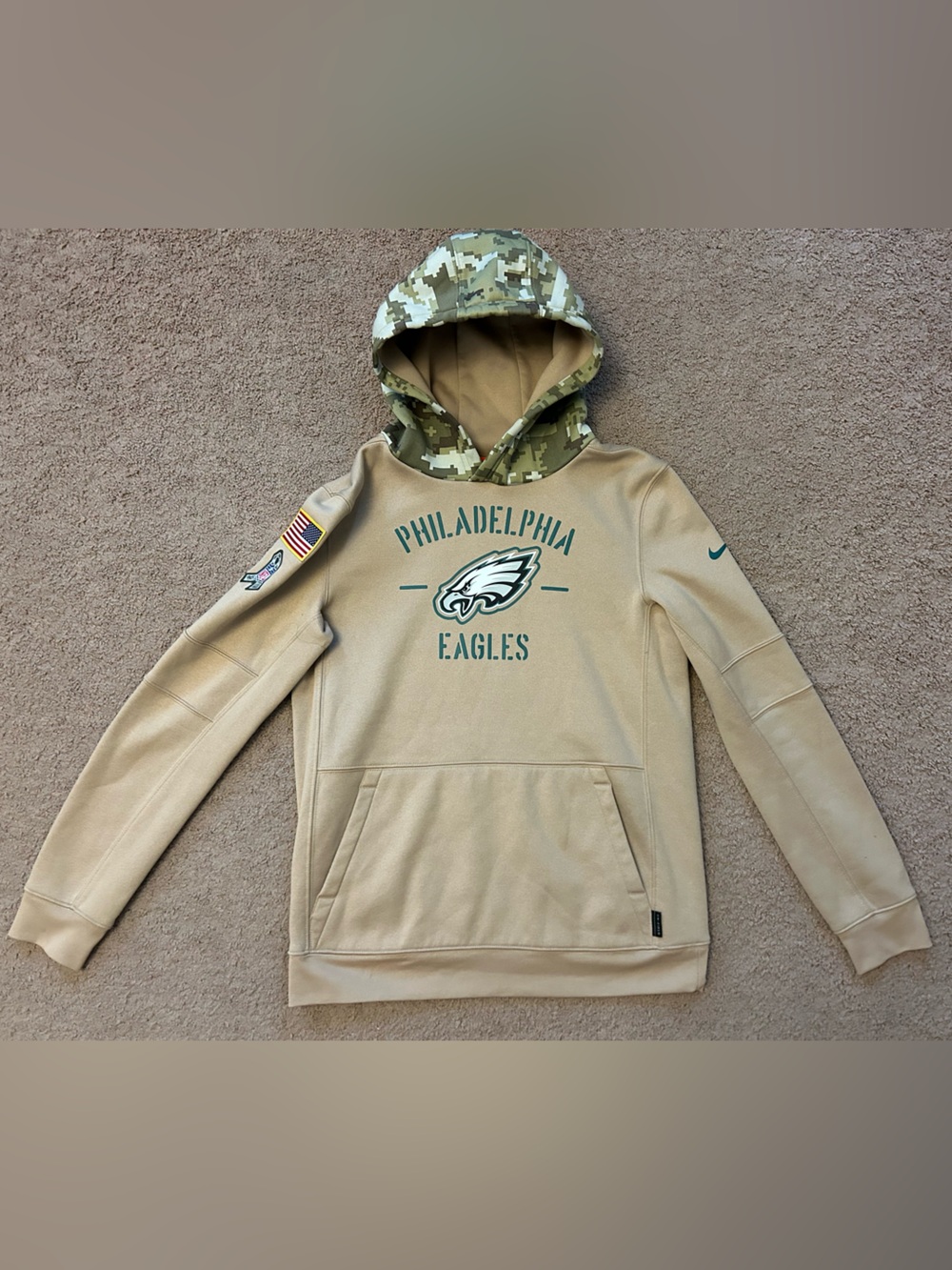 Philadelphia Eagles Nike Military Salute To Service Boys Hoodies Size XL 18 20